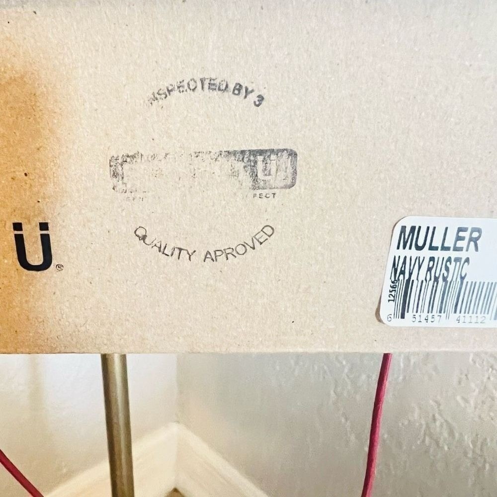 BED STU Men's Muller Leather Sneaker, Pre-Scuffed, Designer, Navy, Size 11.5 NWT - Picture 15 of 17